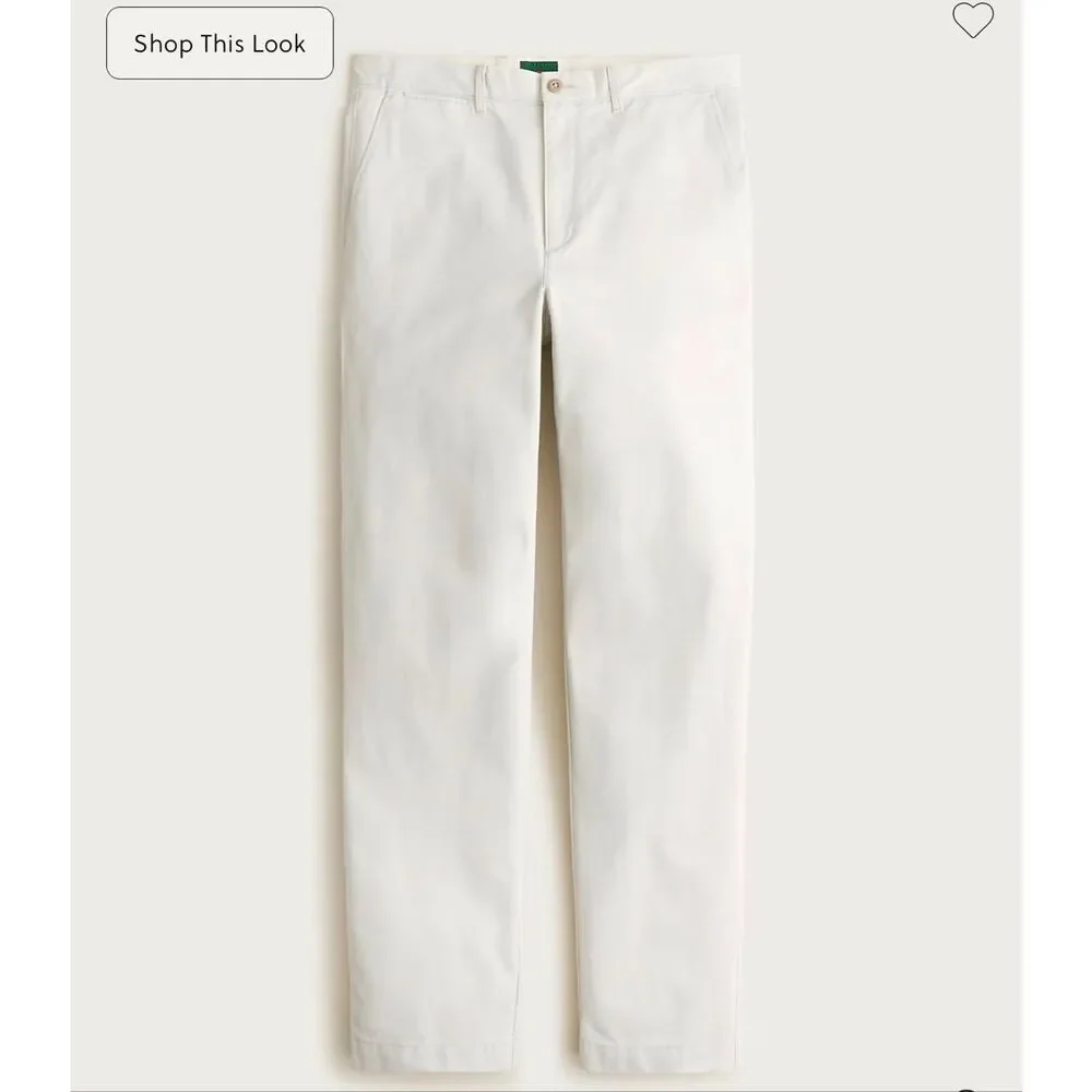 J. Crew Broken-in Straight chino pant in Stone NWT size 32/32
